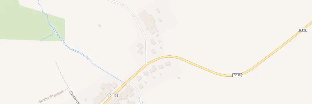 Plan du 2 Rte de Saffais à Haussonville