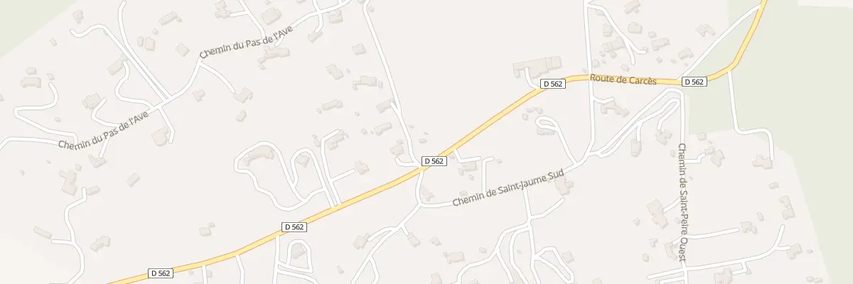 Plan du 2424 Rte de Carcès à Lorgues