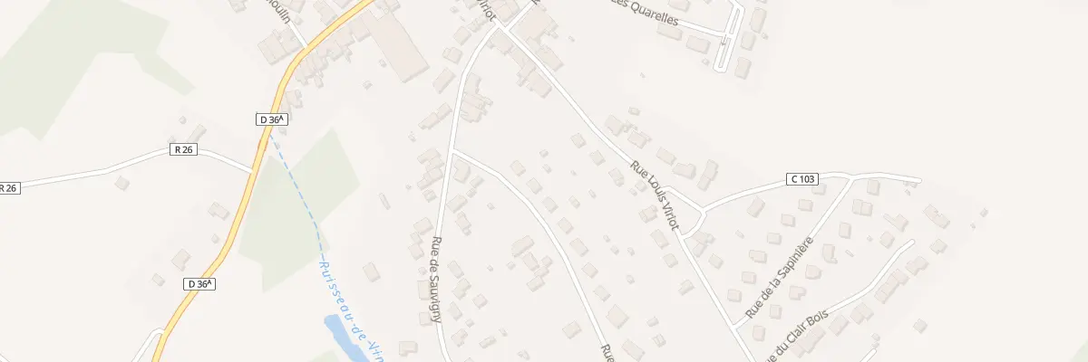 Plan du 3 Rue Pasteur à Vincey