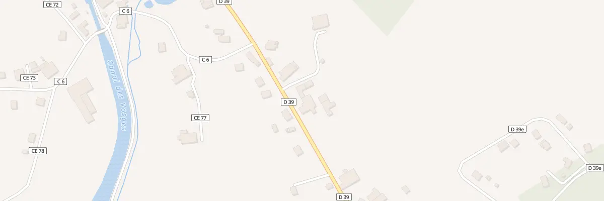 Plan du 3423 Rue de Xertigny à Girancourt