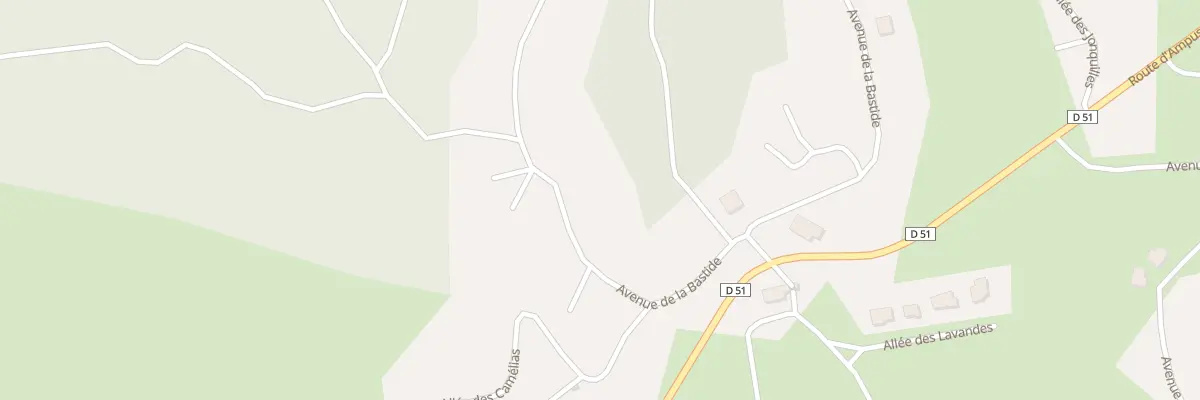Plan du 40 Av de la Bastide à Tourtour