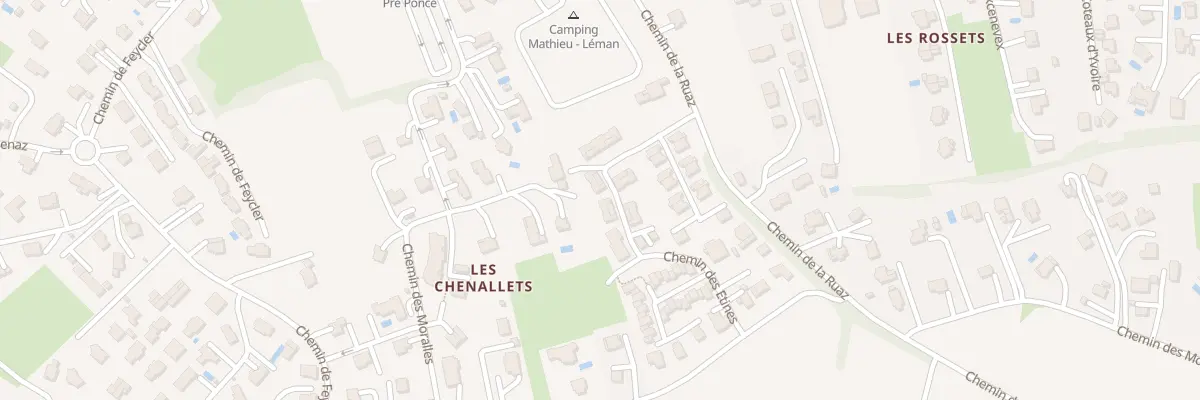 Plan du 9999 Che de la Ruaz à Yvoire