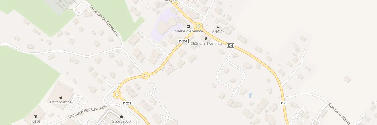 Plan du 87 Rte de la Chapelle à Amancy