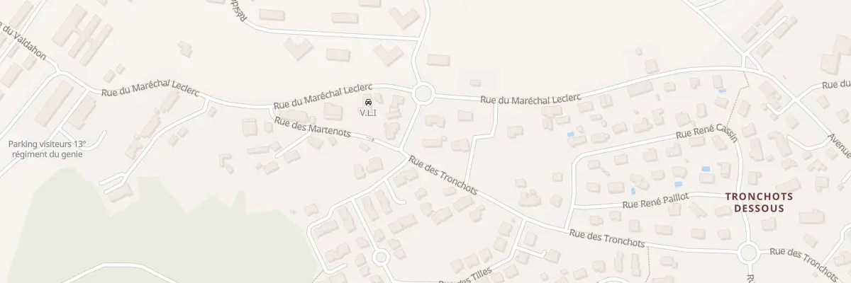Plan du 44 Rue des Tronchots à Valdahon