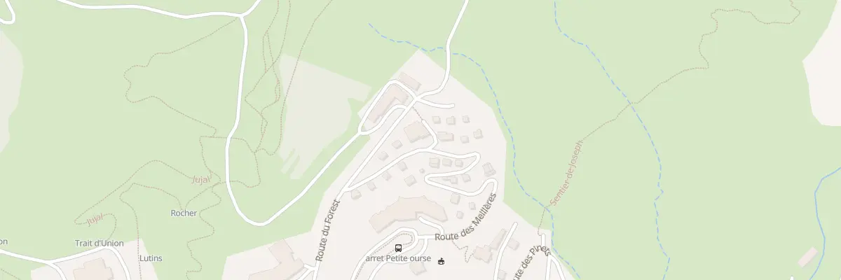 Plan du 372 Rte des Meillères à Orcières