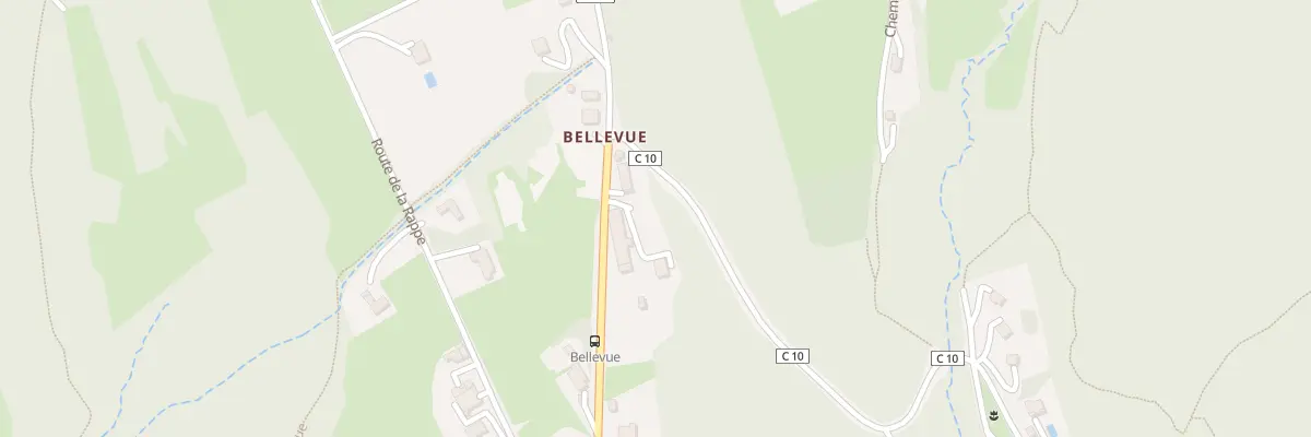 Plan du 2600 Rte de Bellevue à Lucinges
