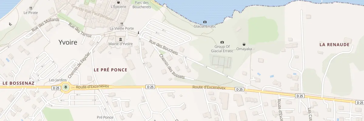 Plan du 130 Rue des bouchets à Yvoire