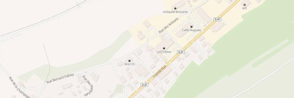 Plan du 6 Grande Rue à Granges-Narboz