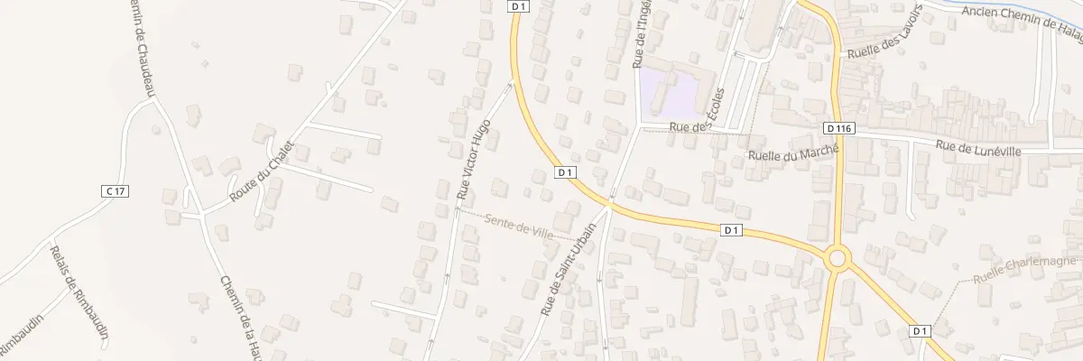 Plan du 15 Rue Joliot Curie à Rosières-aux-Salines