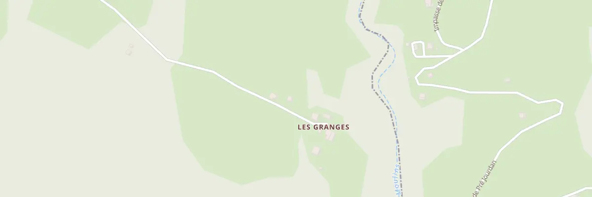 Plan du 1089 Rte des Granges à Saint-Sixt