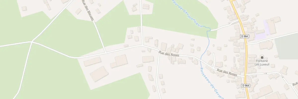 Plan du 23 Rue des Roses à Fontaine-lès-Luxeuil