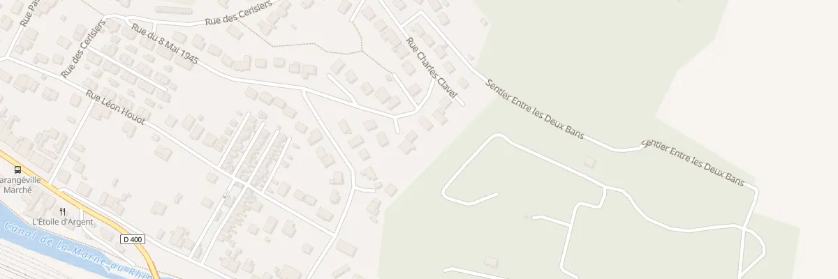 Plan du 40 Rue du Huit Mai 1945 à Varangéville
