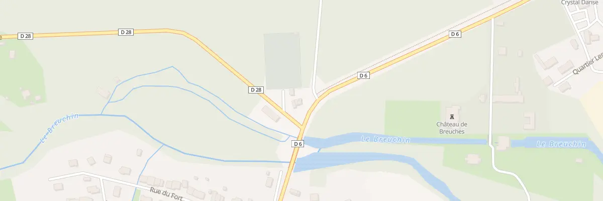 Plan du 9007 Rte d’Ormoiche à Breuches