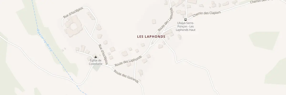 Plan du 145 Rte des Laphonds à Ubaye-Serre-Ponçon