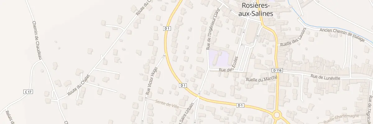Plan du 9B Rue des Ecoles à Rosières-aux-Salines