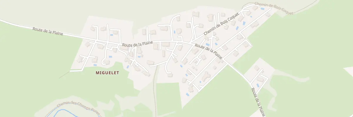 Plan du 975 Rte de la Plaine à Fillinges
