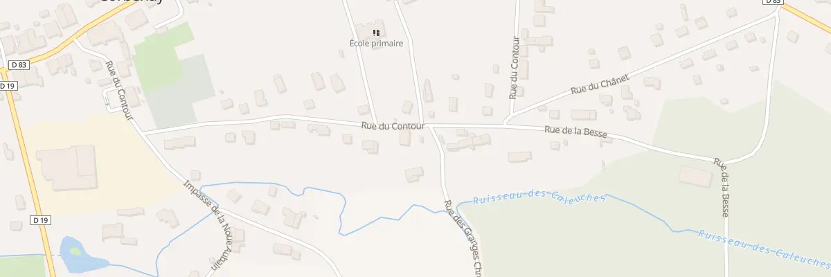 Plan du 21 Rue du Contour à Corbenay