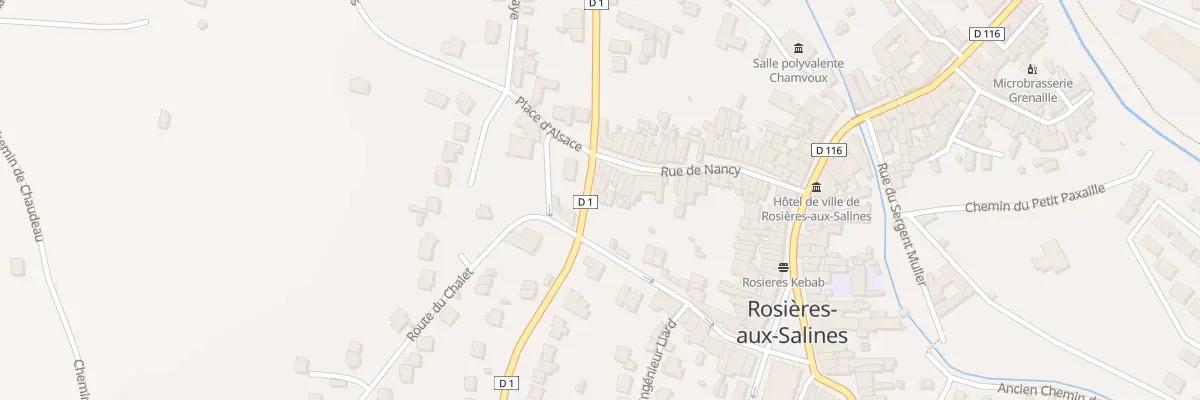Plan du 36 Rue de Nancy à Rosières-aux-Salines