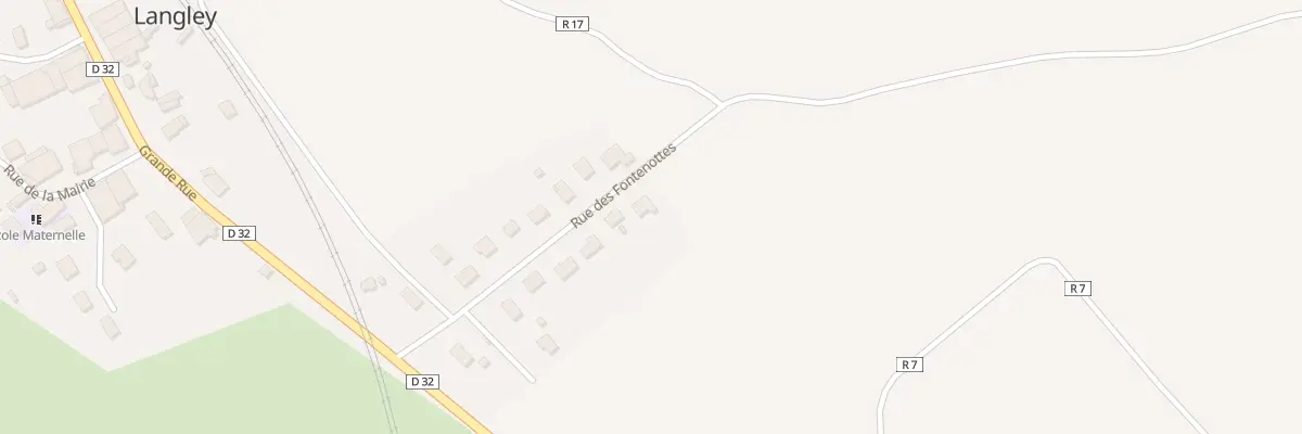 Plan du 192 Rue des Fontenottes à Langley