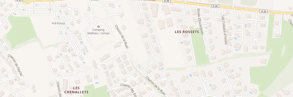 Plan du 427 Che de la Ruaz à Yvoire