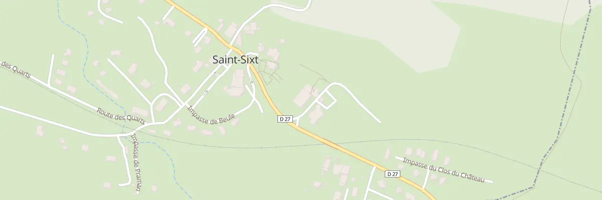 Plan du 167 Rte du Chateau à Saint-Sixt