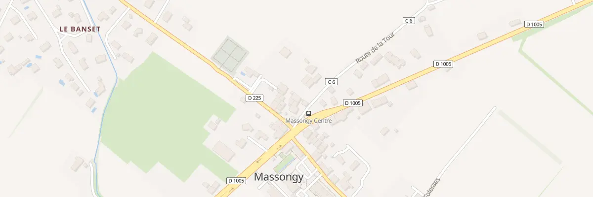 Plan du 1 Rte de la Tour à Massongy