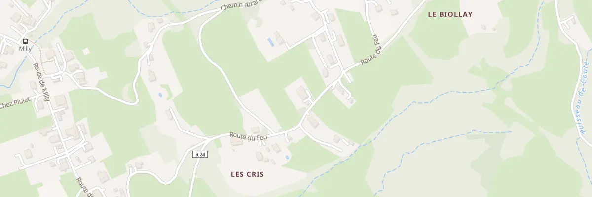 Plan du 546 Rte du Feu à Lucinges