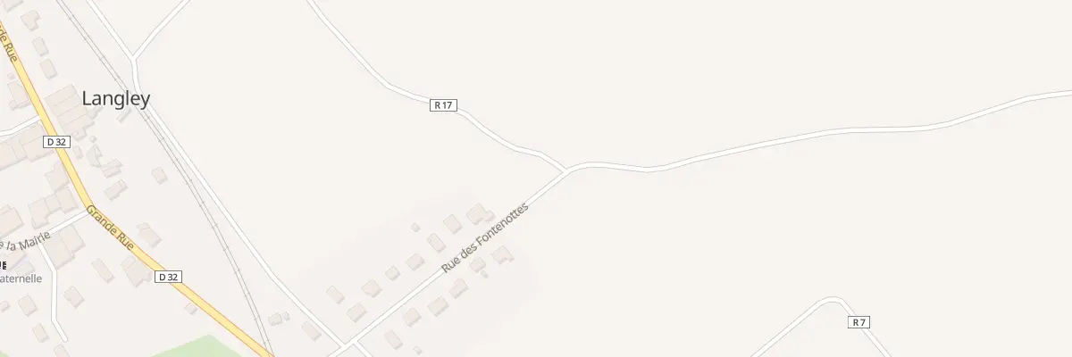 Plan du 258 Rue des Fontenottes à Langley