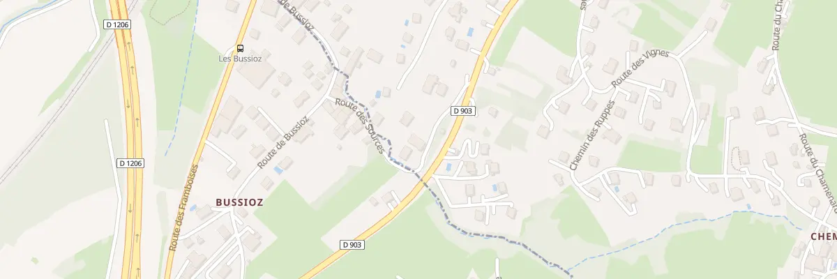 Plan du 183 Rte des Sources à Machilly