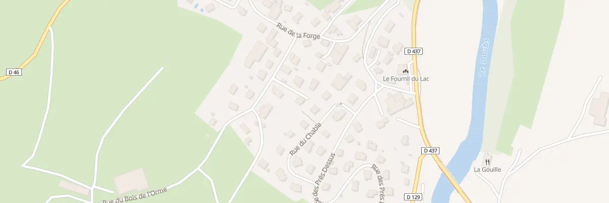 Plan du 7 Rue du Bois de l’Orme à Oye-et-Pallet