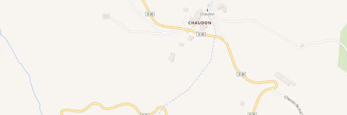 Plan du 5005 Chaudon à Chaudon-Norante