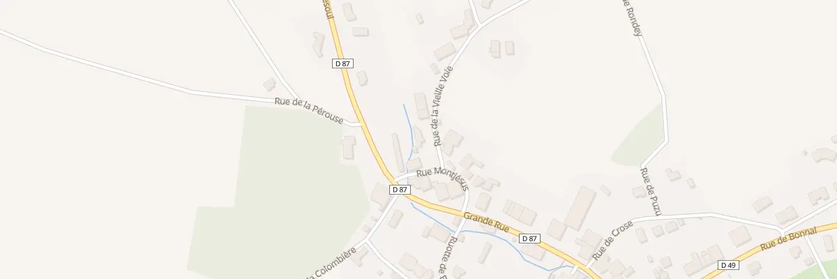 Plan du 8 Rue de Montjesus à Chassey-lès-Montbozon