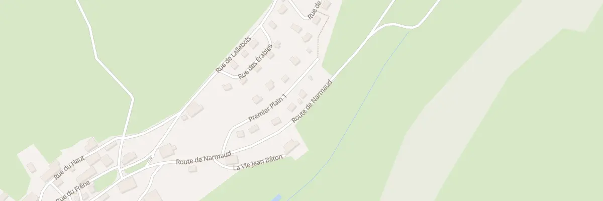 Plan du 7 Rte de Narmaud à Aubonne