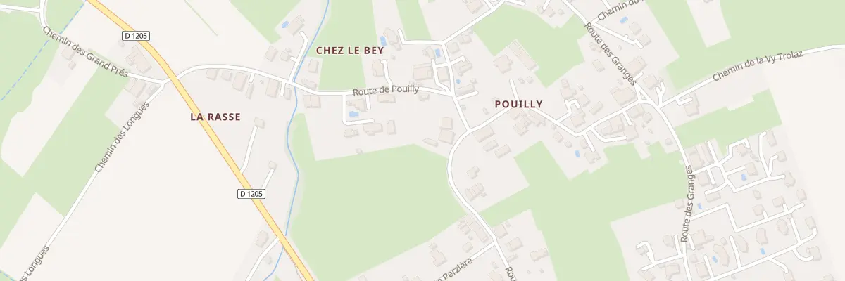 Plan du 329 Rte Perzière à Contamine-sur-Arve