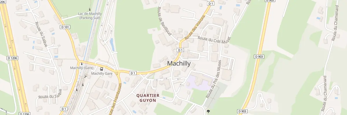 Plan du 275 Rte des Voirons à Machilly