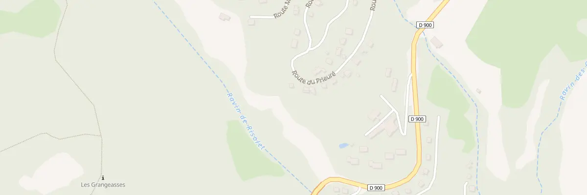 Plan du 48 Le Prieure à Montclar