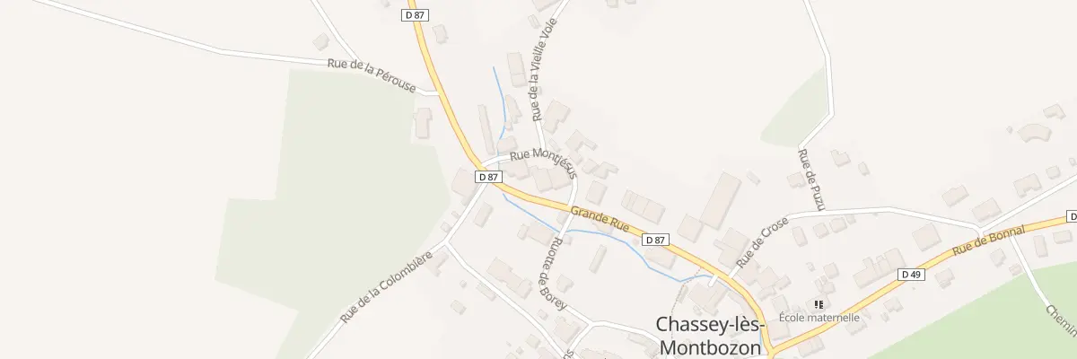Plan du 3A Rue de Montjesus à Chassey-lès-Montbozon