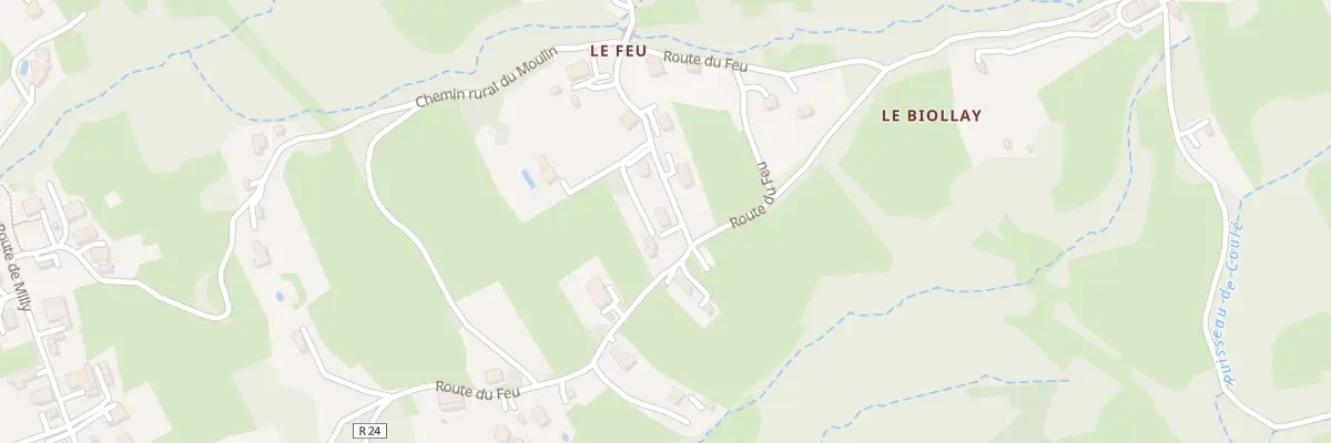 Plan du 386 Rte du Feu à Lucinges