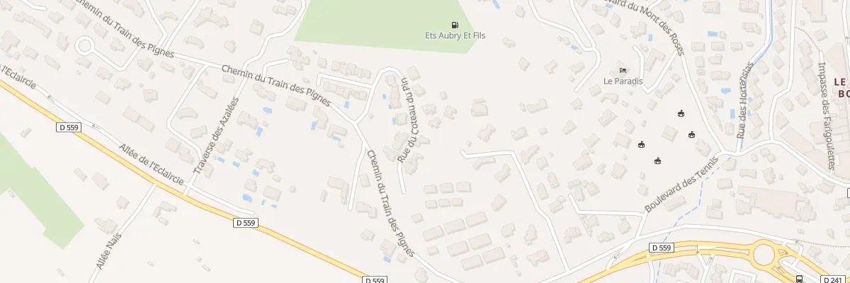 Plan du 24 Rue du Coteau du Pin à Bormes-les-Mimosas