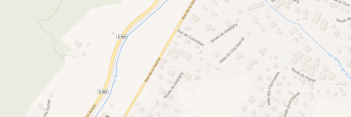 Plan du 40 Rue de la Saulne à Thônes