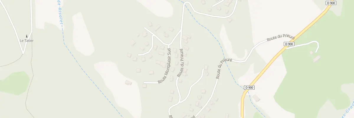 Plan du 7160 Le Prieure à Montclar