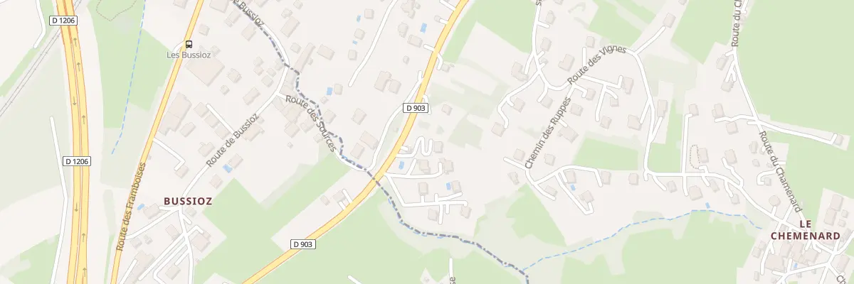 Plan du 5223 L’Uche Gard Megevet à Machilly