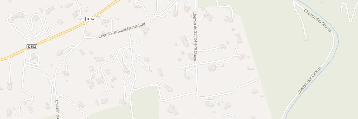 Plan du 200 Che de Saint Peire Ouest à Lorgues