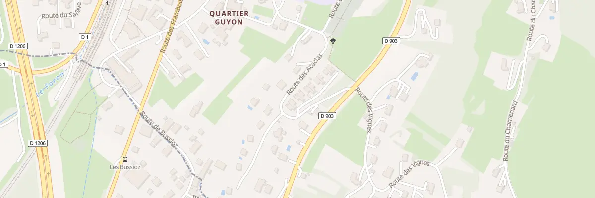 Plan du 375C Rte des Acacias à Machilly