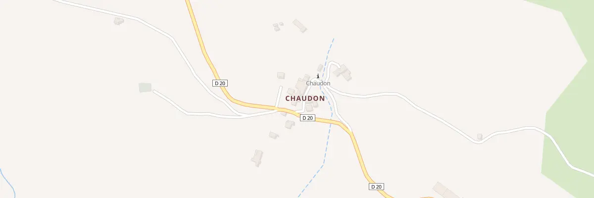 Plan du 5003 Chaudon à Chaudon-Norante