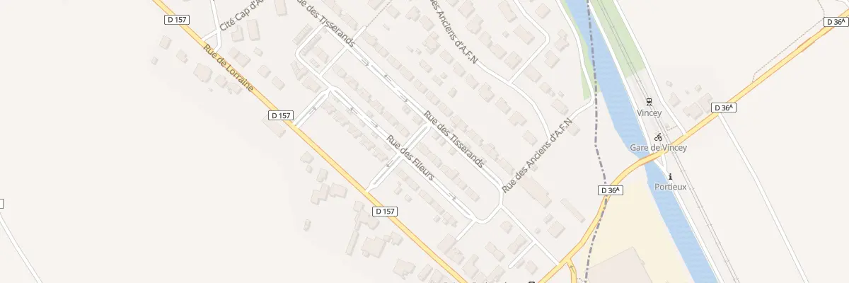 Plan du 20 Rue des Fileurs à Vincey