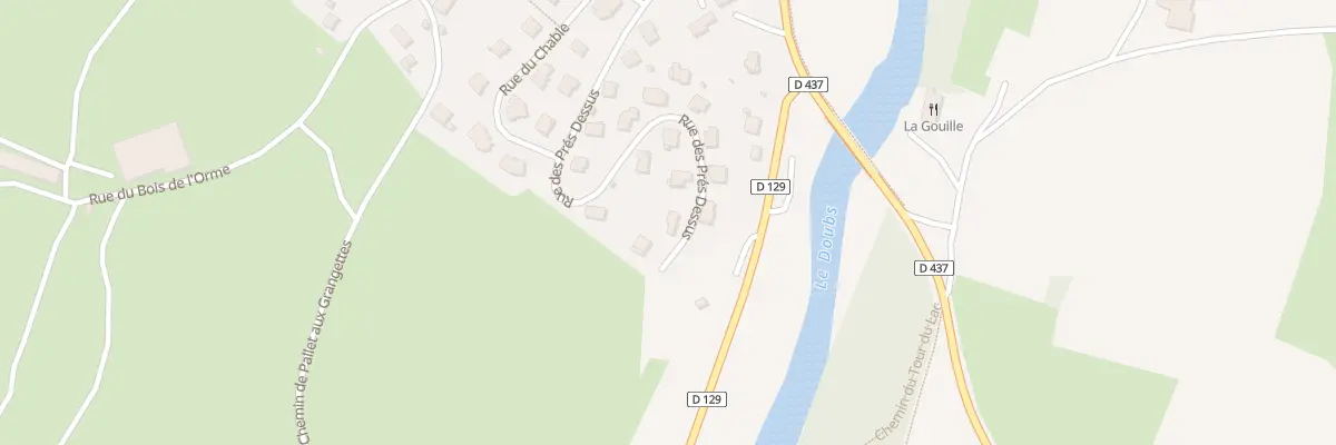 Plan du 10 Rue du Pré Dessus à Oye-et-Pallet