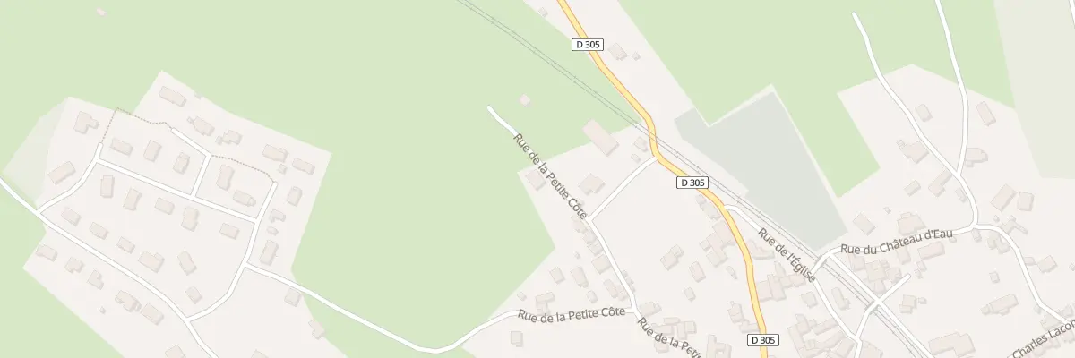 Plan du 23 Rue de la Petite Côte à Aillevillers-et-Lyaumont