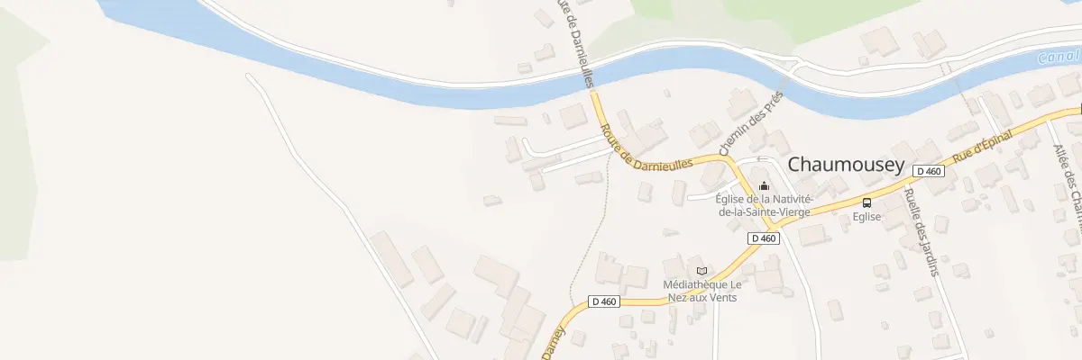 Plan du 171 Rte de Darnieulles à Chaumousey