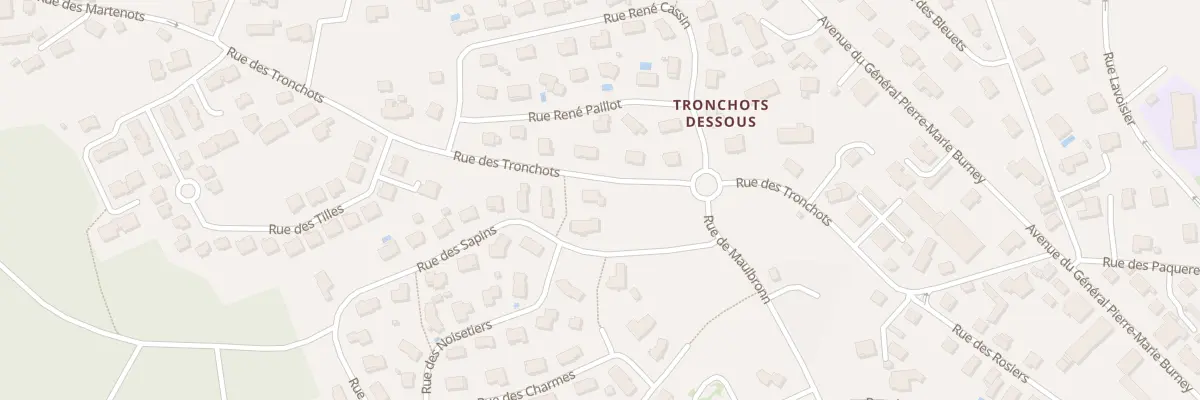 Plan du 7 Rue des Tronchots à Valdahon
